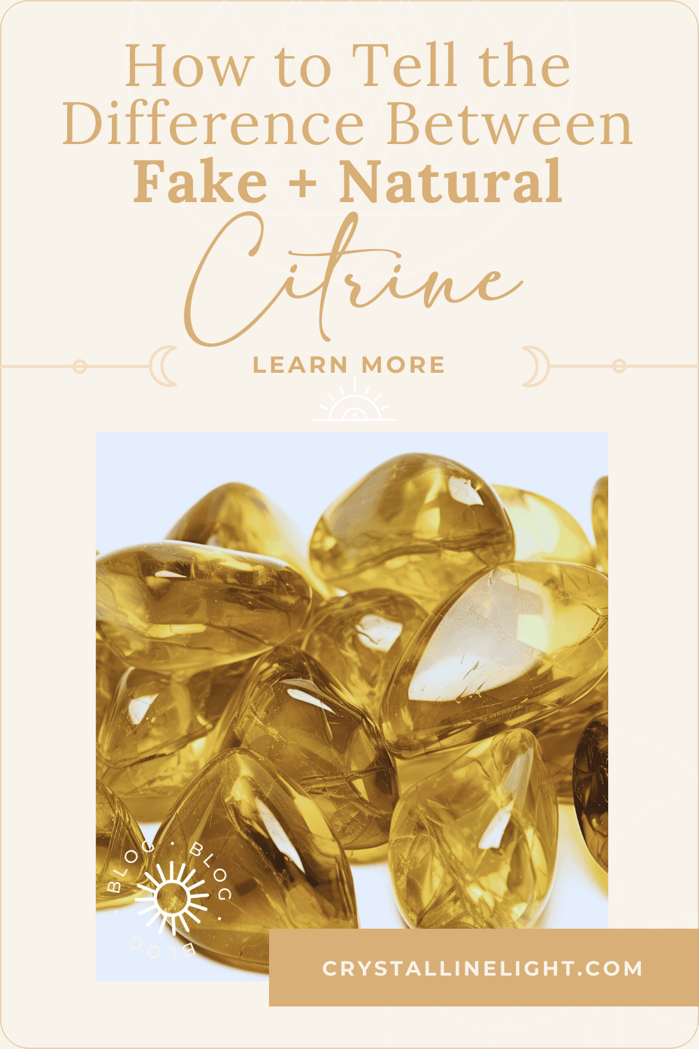How to Tell The Difference Between Fake + Natural Citrine Crystals