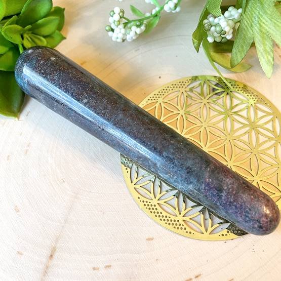 Kyanite with Ruby Wand