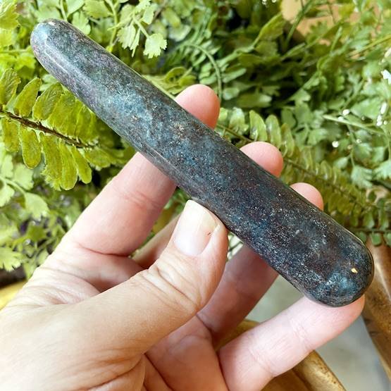 Kyanite with Ruby Wand