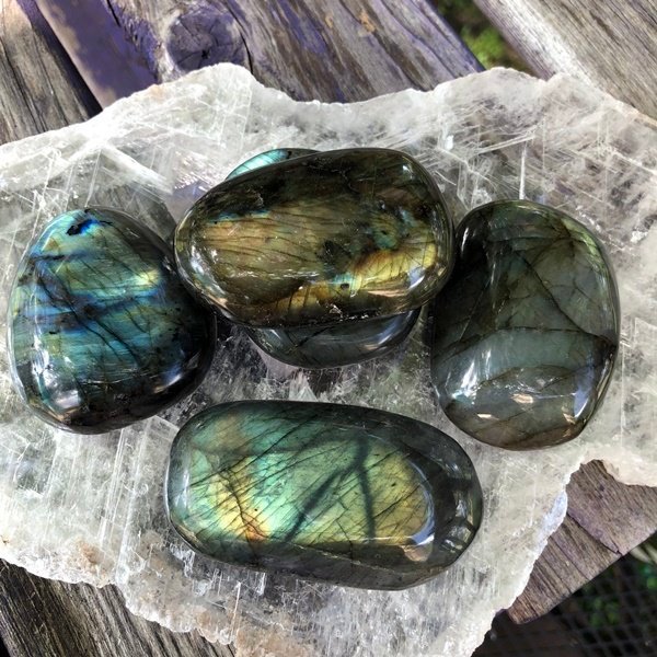Labradorite Palm Stone