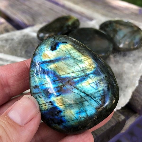 Labradorite Palm Stone