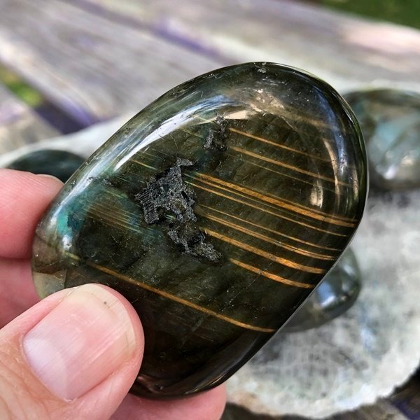 Labradorite Palm Stone