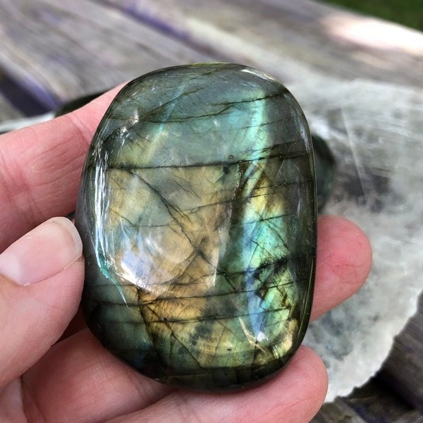 Labradorite Palm Stone