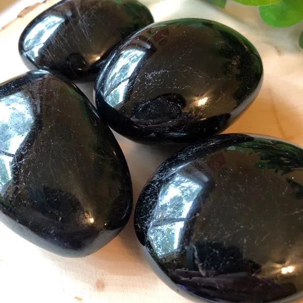 Black Tourmaline Palm Stone