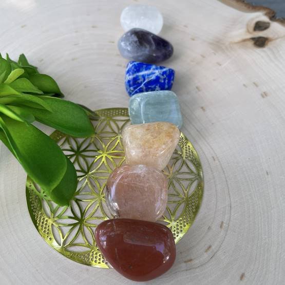 Chakra Tumbled Crystal Set