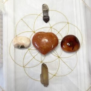 Flower of Life Crystal Grid Cloth