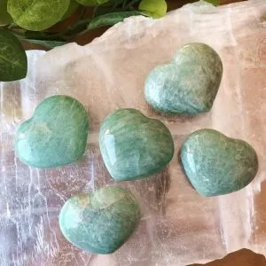 Amazonite heart renewal love