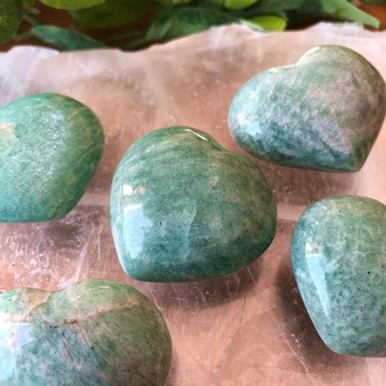 Amazonite Heart