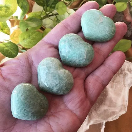 Amazonite Heart