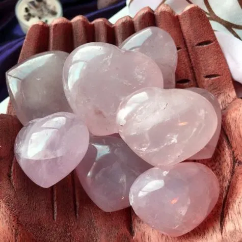 Rose Quartz Heart