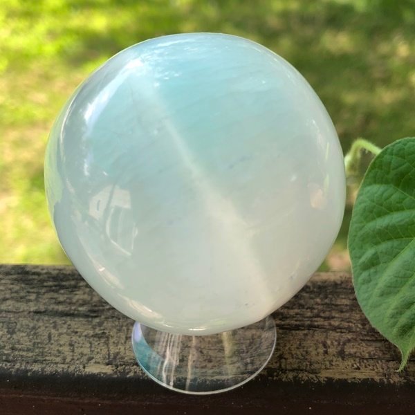 Satin Spar Selenite Sphere