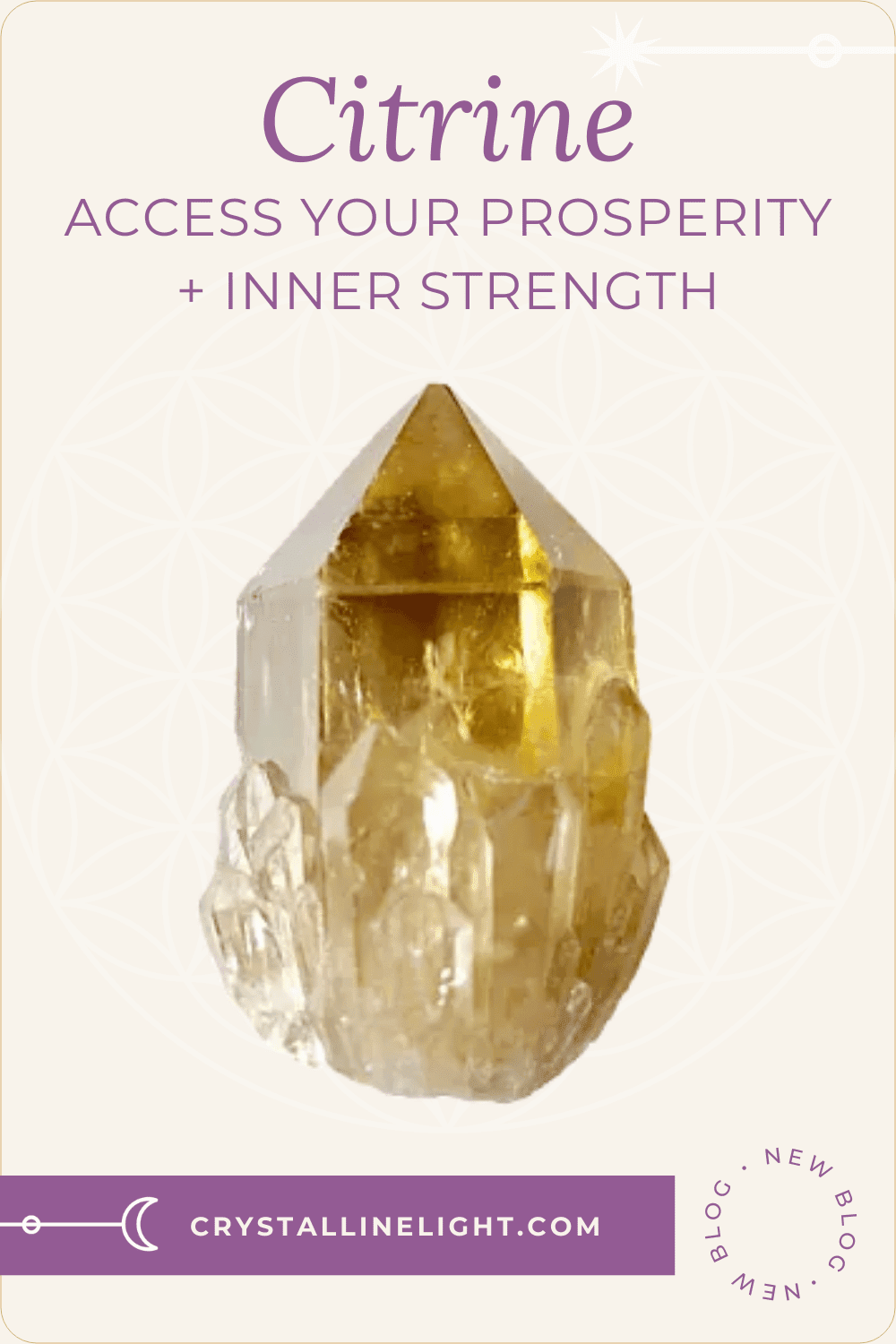 Citrine Access Your Prosperity + Inner Strength