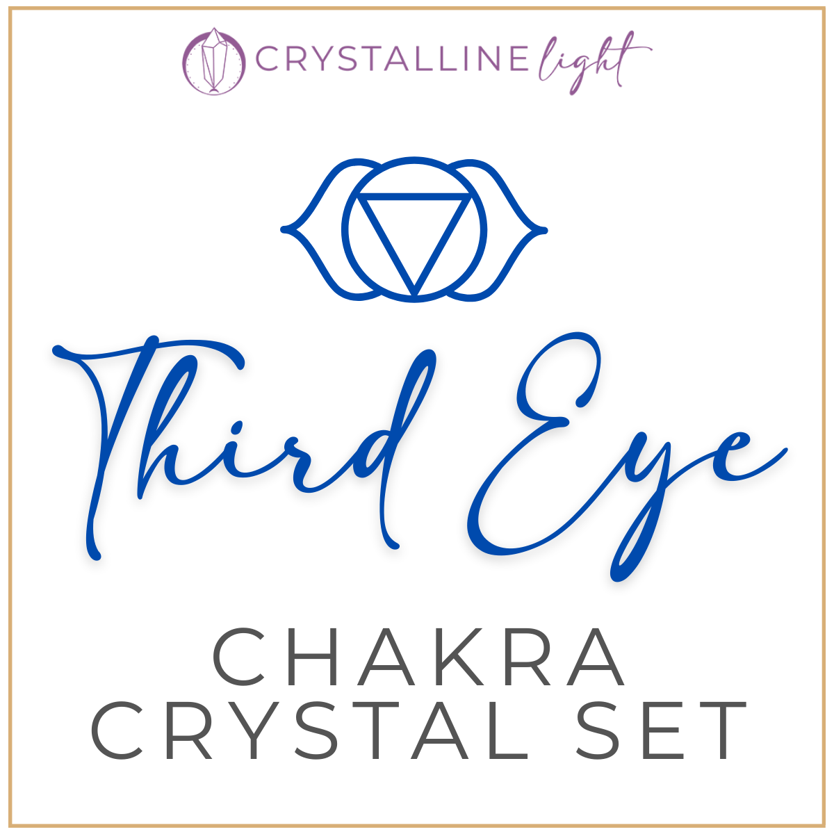 Third Eye Chakra Crystal Set