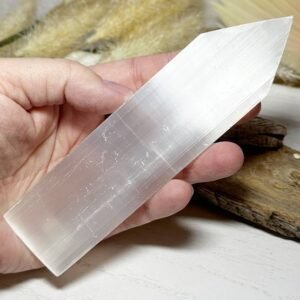 Satin Spar Selenite blade