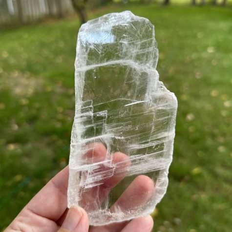 Selenite plate for clearing