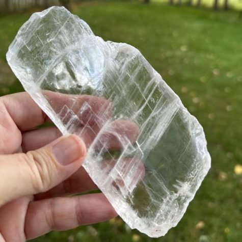 Selenite plate for clearing