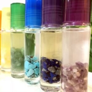 Chakra Crystal Essential Oil Rollers