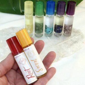 Chakra Crystal Essential Oil Rollers