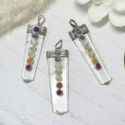 Quartz Chakra Pendant