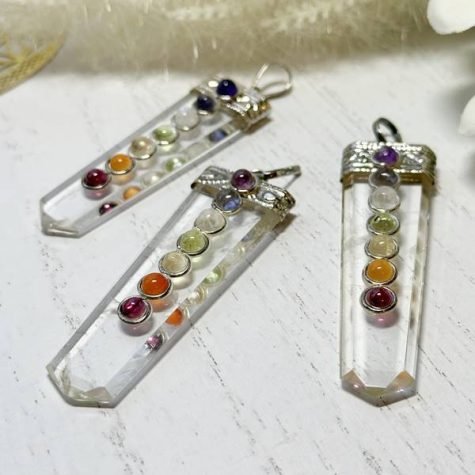 Quartz Chakra Pendant