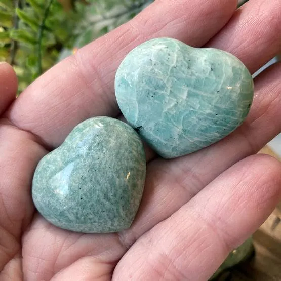 Amazonite Heart