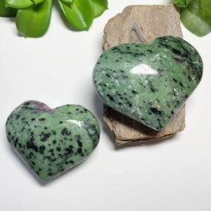 Zoisite with Ruby heart