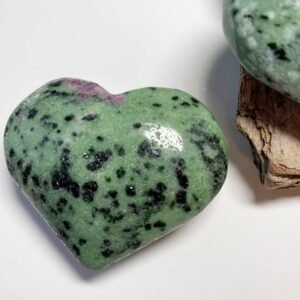 Zoisite with Ruby heart