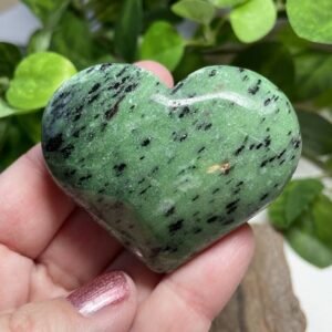 Zoisite with Ruby heart