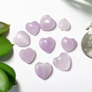 Kunzite mini heart love compassion joy