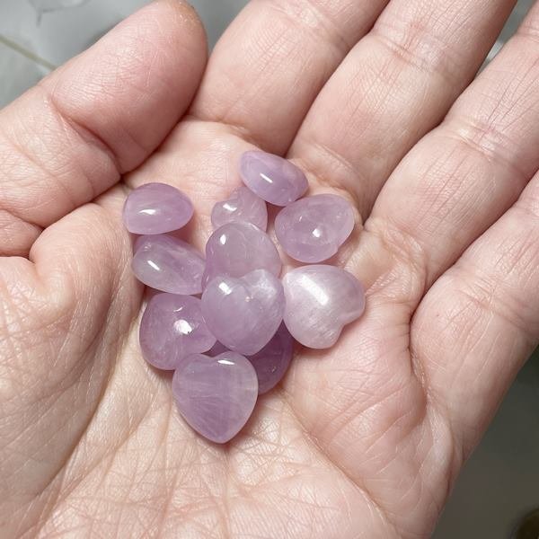 Pink Kunzite Mini Heart