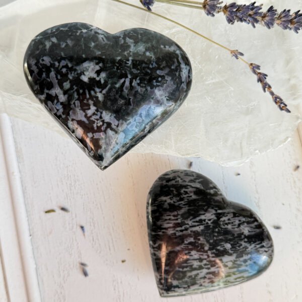 Indigo Gabbro Madagascar heart