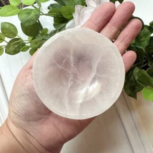 Satin Spar Selenite bowl