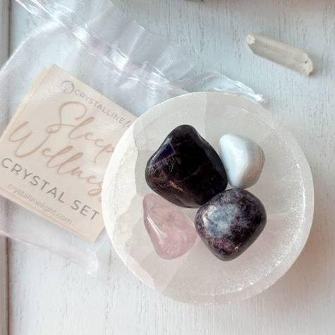 Sleep wellness crystal healing set