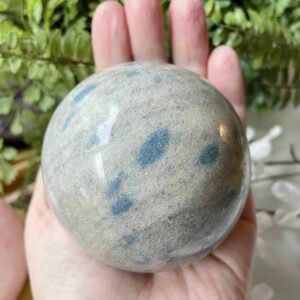 Manganese with Dumortierite in Quartz