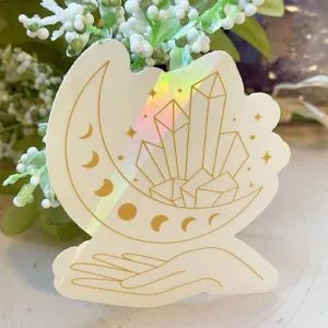 Crystal Rainbow Suncatcher Stickers