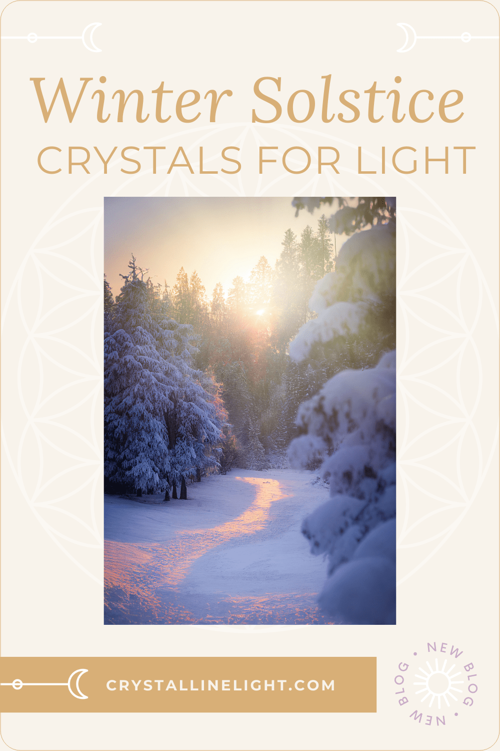 winter solstice crystals for light