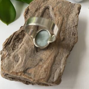 larimar sterling silver ring