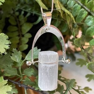 Satin Spar Selenite Pendant