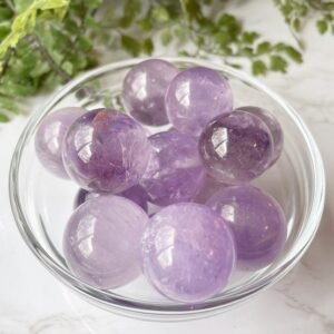 Amethyst Mini Spheres for spiritual development