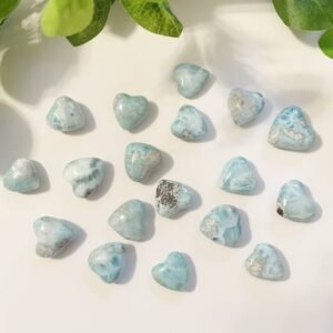 Larimar mini hearts