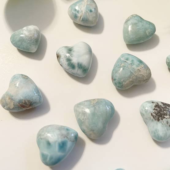 Larimar Mini Heart