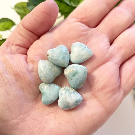 Larimar Mini Heart