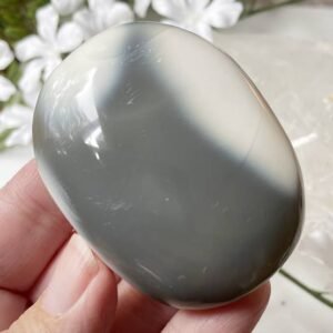 Orca Agate Palm Stone