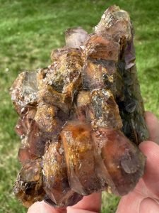 Indian Amethyst with Hematite inclusions from Hyderabad region