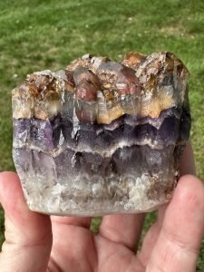 Indian Amethyst with Hematite inclusions from Hyderabad region