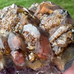 Indian Amethyst with Hematite inclusions from Hyderabad region
