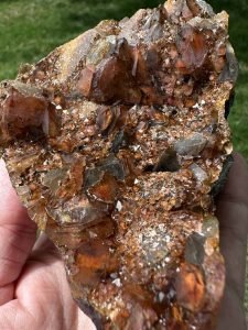 Indian Amethyst with Hematite inclusions from Hyderabad region
