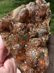 Indian Amethyst with Hematite inclusions from Hyderabad region