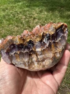 Indian Amethyst with Hematite inclusions from Hyderabad region