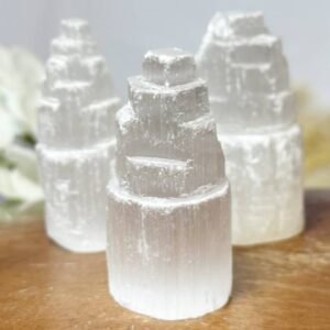 Satin Spar Selenite tower